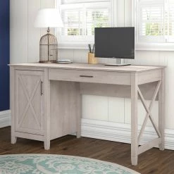 Alternative view of Best Sale ???? Bush Furniture Key West Single Pedestal Desk ❤️