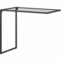 Promo ???? Bush Furniture Anthropology Glass Top Non Handed Desk Return ????