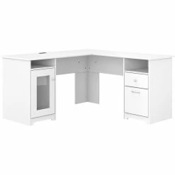 Outlet ???? Bush Furniture Cabot 60 In. Wide L Shaped Computer Desk ????