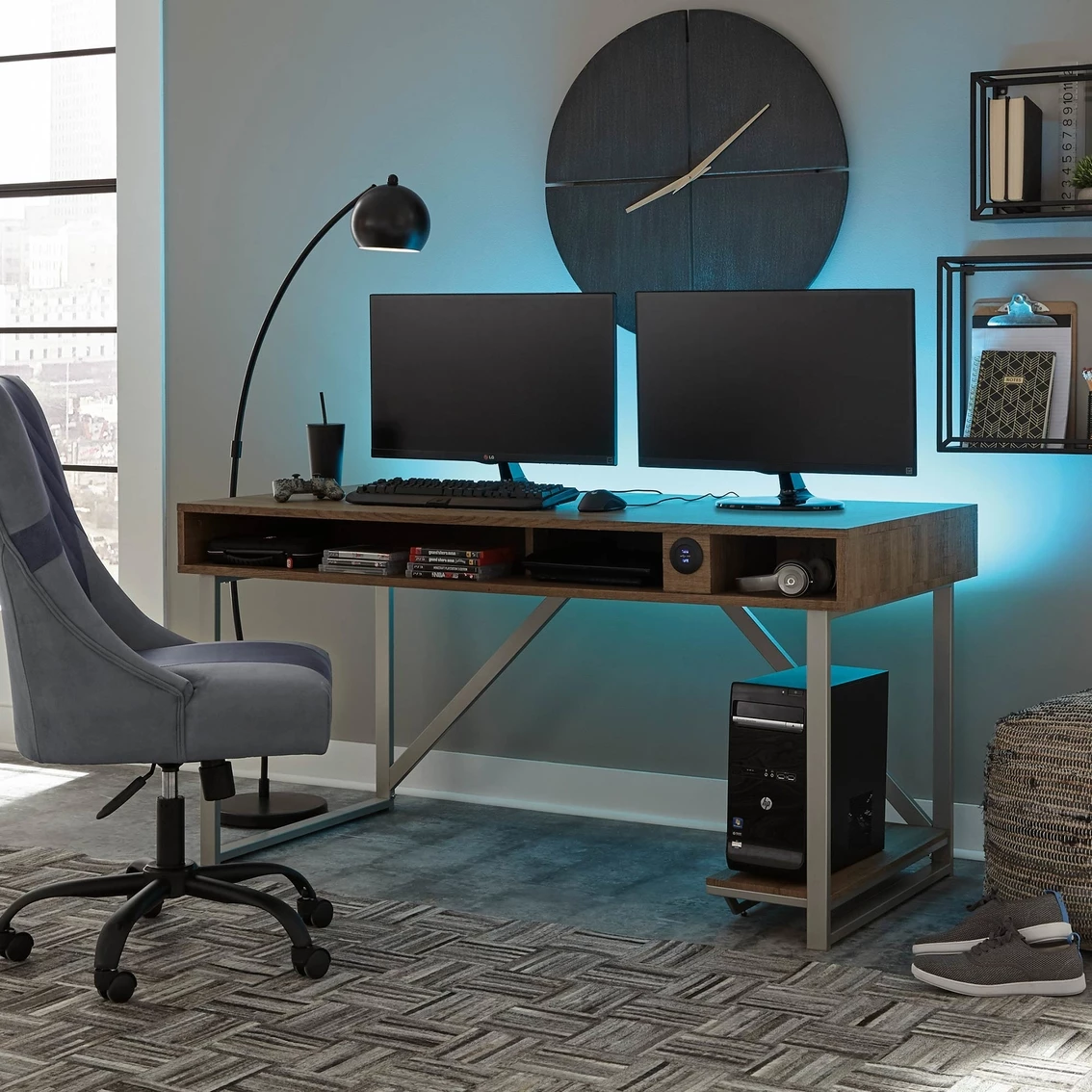 Brand new ???? Signature Design By Ashley Barolli Gaming Desk ???? 6 Brand new ???? Signature Design By Ashley Barolli Gaming Desk ???? - Image 6