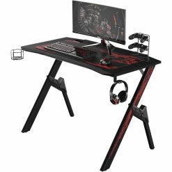 Discount ⌛ Exchange 55 In. Ergonomic Home Office PC Gaming Desk ????
