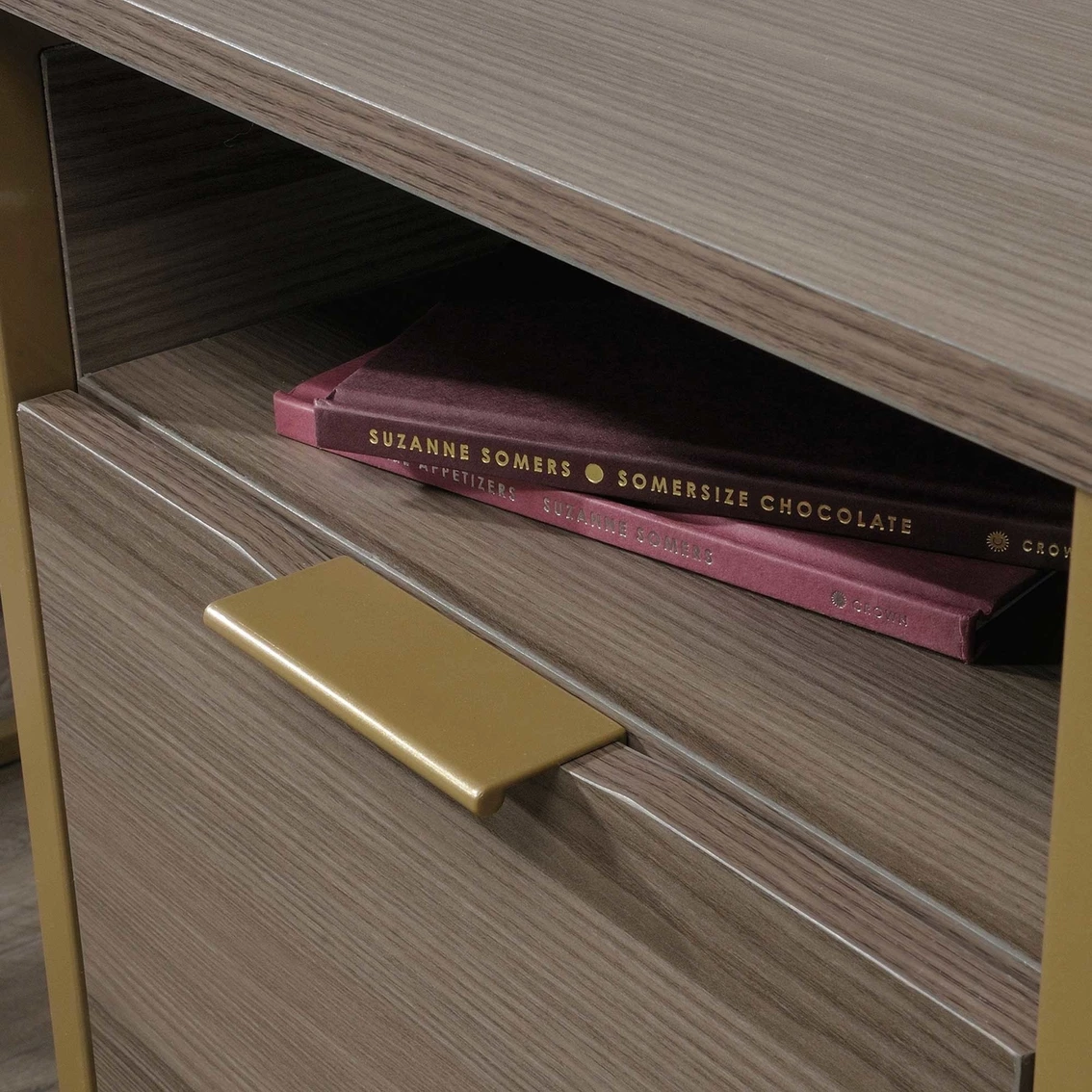Best Sale ???? Sauder International Lux Single Pedestal Desk ❤️ 7 Best Sale ???? Sauder International Lux Single Pedestal Desk ❤️ - Image 7