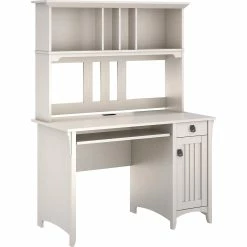 Cheapest ❤️ Bush Furniture Salinas Mission Style Desk With Hutch ⌛