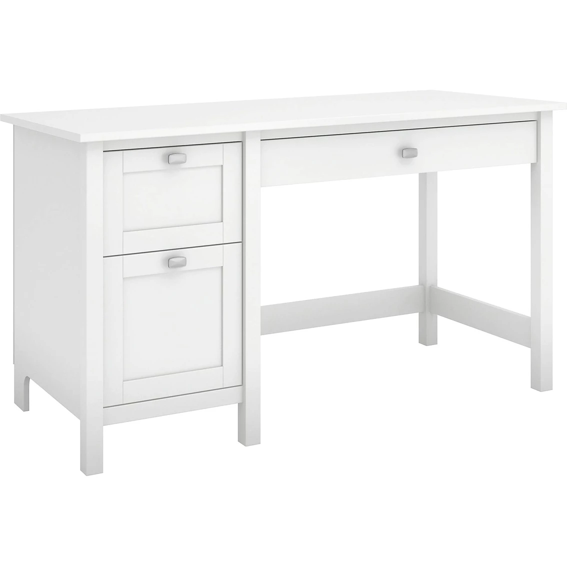 Outlet ???? Bush Furniture Broadview Computer Desk With 2 Drawer Pedestal ❤️ 1 Outlet ???? Bush Furniture Broadview Computer Desk With 2 Drawer Pedestal ❤️