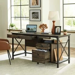 Alternative view of Flash Sale ???? Sauder Industrial Computer Desk With Storage ⌛