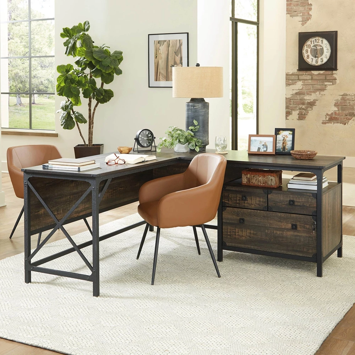 Best reviews of ???? Sauder Wood And Metal L Desk With Drawers ???? 1 Best reviews of ???? Sauder Wood And Metal L Desk With Drawers ????