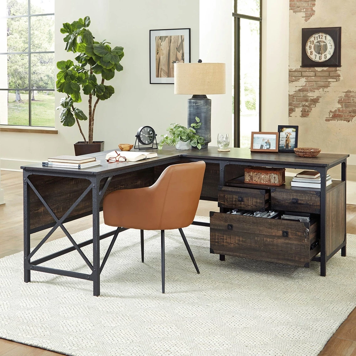 Best reviews of ???? Sauder Wood And Metal L Desk With Drawers ???? 2 Best reviews of ???? Sauder Wood And Metal L Desk With Drawers ???? - Image 2