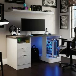 Best Pirce ???? Sauder Desk For Gaming With Charcoal Ash Accent Top ????