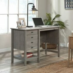 Best Sale ???? Sauder Coastal Single Pedestal Desk With Storage ????