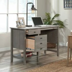 Alternative view of Best Sale ???? Sauder Coastal Single Pedestal Desk With Storage ????