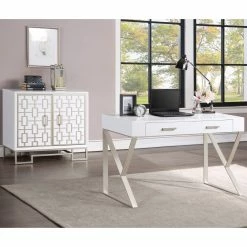 Best reviews of ❤️ Coast To Coast Accents Two Drawer Writing Desk ✨ -Fellowes shop unnamed file 1259