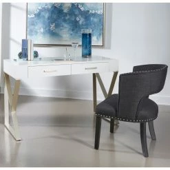 Best reviews of ❤️ Coast To Coast Accents Two Drawer Writing Desk ✨ -Fellowes shop unnamed file 1260