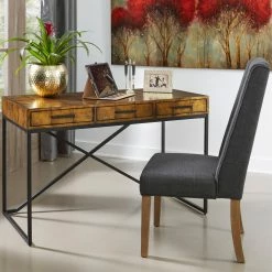 Buy 🛒 Coast To Coast Accents Three Drawer Writing Desk 🥰 -Fellowes shop unnamed file 1267