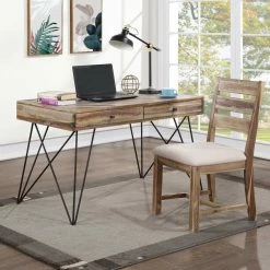 Deals 😀 Coast To Coast Accents Vail Two Drawer Writing Desk ❤️ -Fellowes shop unnamed file 1273