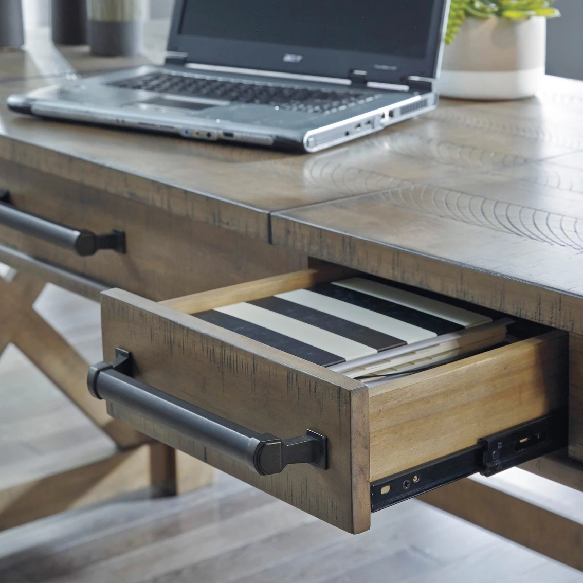 Buy ✨ Signature Design By Ashley Aldwin Home Office Lift Top Desk ???? 6 Buy ✨ Signature Design By Ashley Aldwin Home Office Lift Top Desk ???? - Image 6