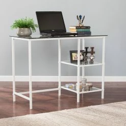 Budget ???? Southern Enterprises Layton Metal And Glass Desk ???? 7 Budget ???? Southern Enterprises Layton Metal And Glass Desk ???? -Fellowes shop unnamed file 129