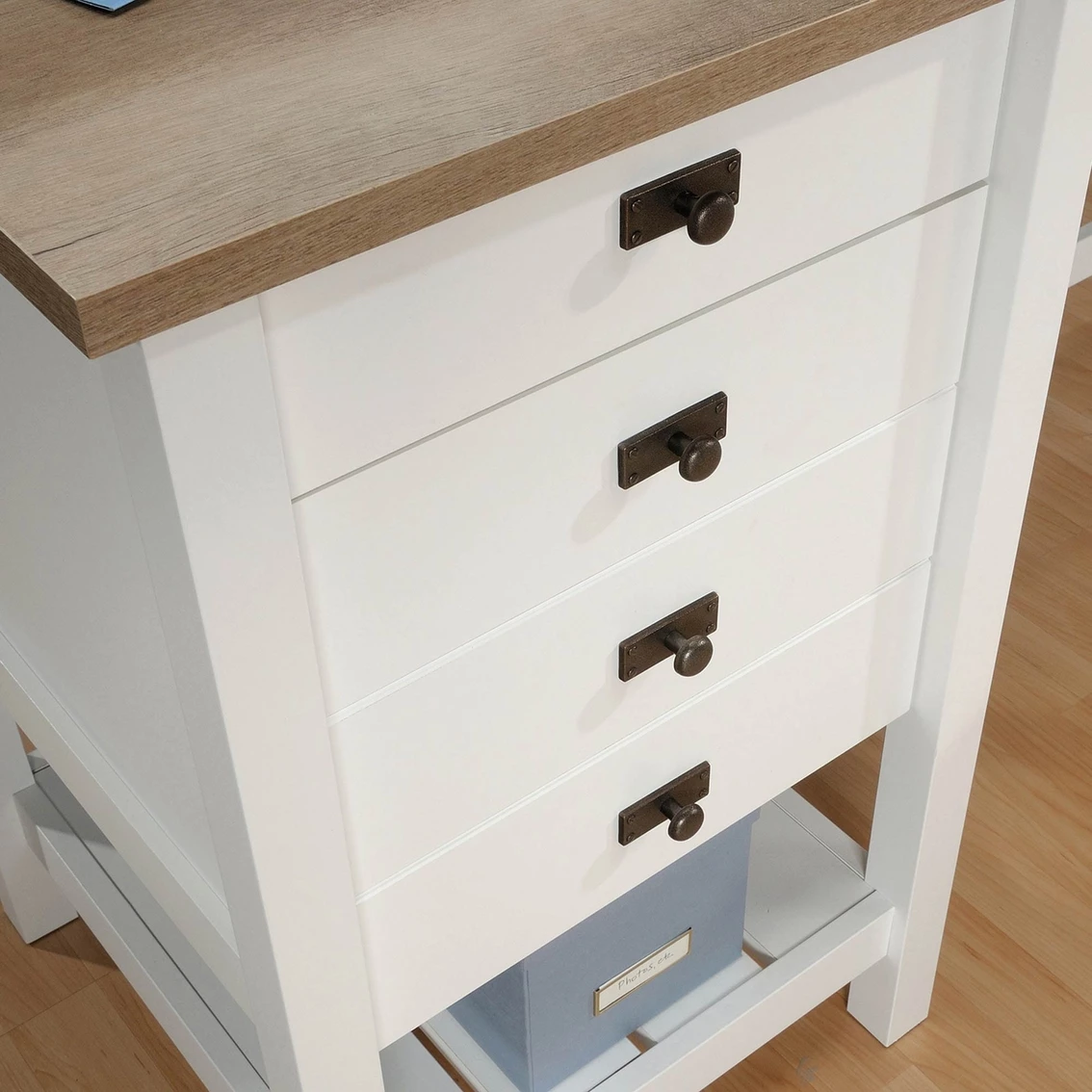 Best Pirce ???? Sauder Cottage Road White L Shaped Desk ???? 4 Best Pirce ???? Sauder Cottage Road White L Shaped Desk ???? - Image 4