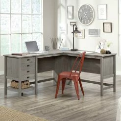 New ✨ Sauder Cottage Road Wood L Shaped Desk ????