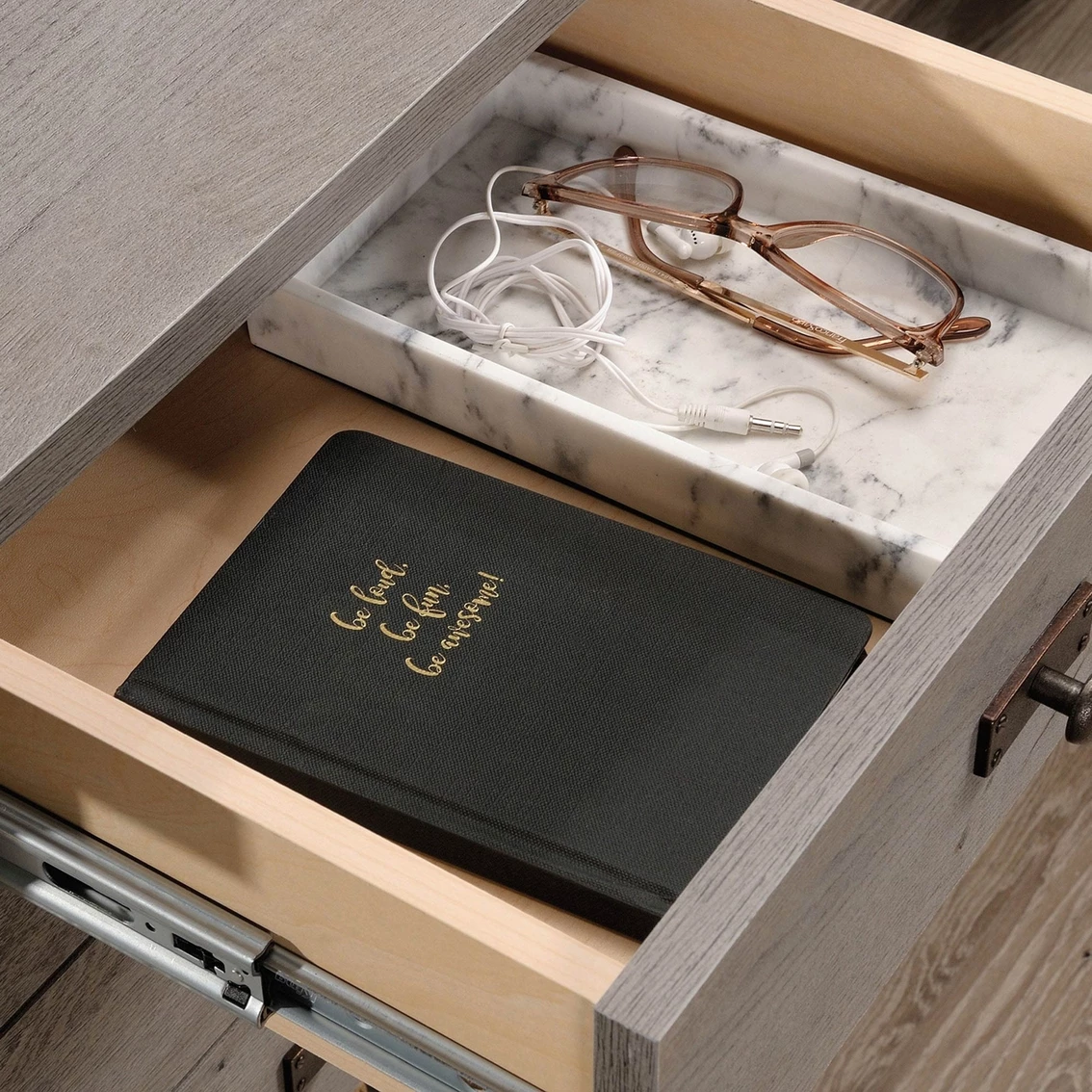 New ✨ Sauder Cottage Road Wood L Shaped Desk ???? 4 New ✨ Sauder Cottage Road Wood L Shaped Desk ???? - Image 4