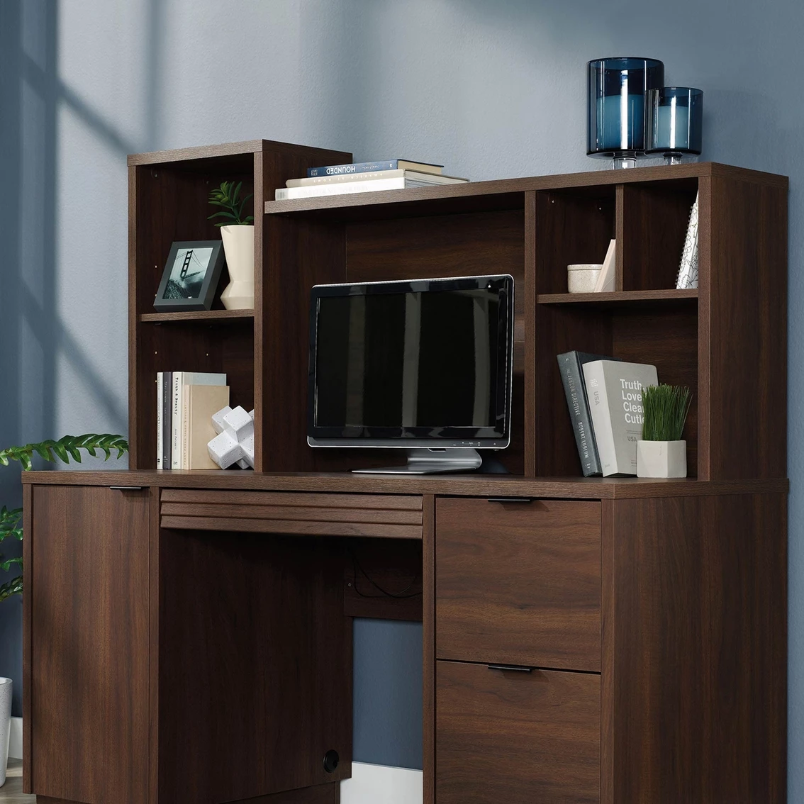 New ⭐ Sauder Englewood Computer Hutch ???? 1 New ⭐ Sauder Englewood Computer Hutch ????