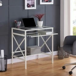 Flash Sale ???? Southern Enterprises Elvan Metal/Glass Desk ???? 7 Flash Sale ???? Southern Enterprises Elvan Metal/Glass Desk ???? -Fellowes shop unnamed file 133