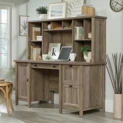 Brand new 👏 Sauder Costa Washed Walnut Home Office Hutch For Desk 💯 -Fellowes shop unnamed file 1390