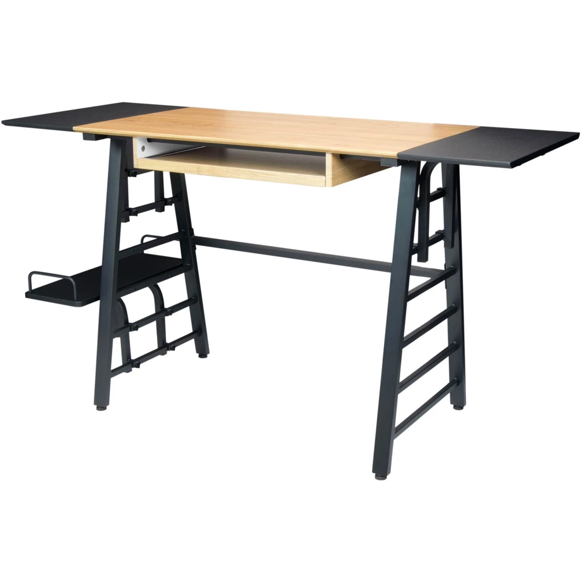 Brand new ???? Calico Designs Ashwood Convertible Desk With Height Adjustable Shelves ✔️ 1 Brand new ???? Calico Designs Ashwood Convertible Desk With Height Adjustable Shelves ✔️