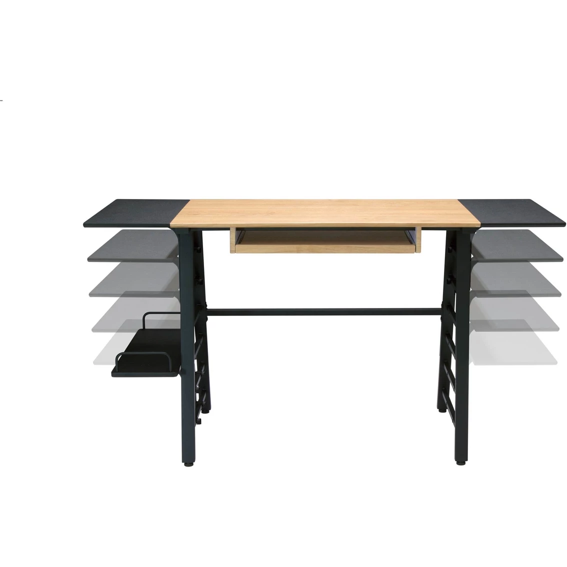 Brand new ???? Calico Designs Ashwood Convertible Desk With Height Adjustable Shelves ✔️ 3 Brand new ???? Calico Designs Ashwood Convertible Desk With Height Adjustable Shelves ✔️ - Image 3