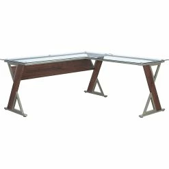 Cheap 🤩 OSP Home Furnishings Zenos L-Shape Desk 😍