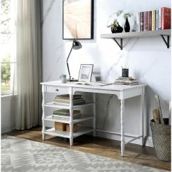 Discount 🎉 Furniture Of America Moers White Desk ⌛
