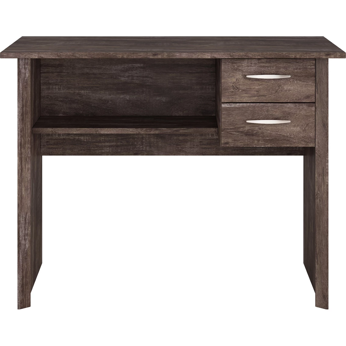 Outlet ⭐ CorLiving WKS-200-D Kingston Black Brown Two Drawer Desk ???? 1 Outlet ⭐ CorLiving WKS-200-D Kingston Black Brown Two Drawer Desk ????