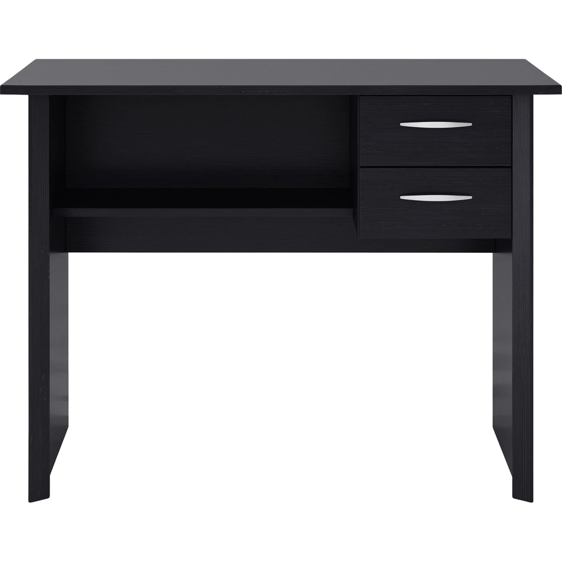 Outlet ⭐ CorLiving WKS-200-D Kingston Black Brown Two Drawer Desk ???? 2 Outlet ⭐ CorLiving WKS-200-D Kingston Black Brown Two Drawer Desk ???? - Image 2