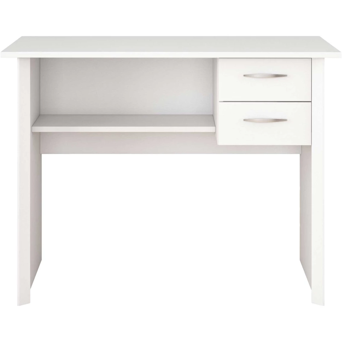 Outlet ⭐ CorLiving WKS-200-D Kingston Black Brown Two Drawer Desk ???? 3 Outlet ⭐ CorLiving WKS-200-D Kingston Black Brown Two Drawer Desk ???? - Image 3