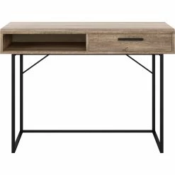 Cheapest ???? CorLiving Fort Worth Wood Grain Finish Desk ????
