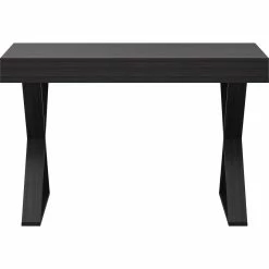 Promo ???? CorLiving WFP-300-D Folio Rich Brown Cross Leg Farmhouse Desk ????