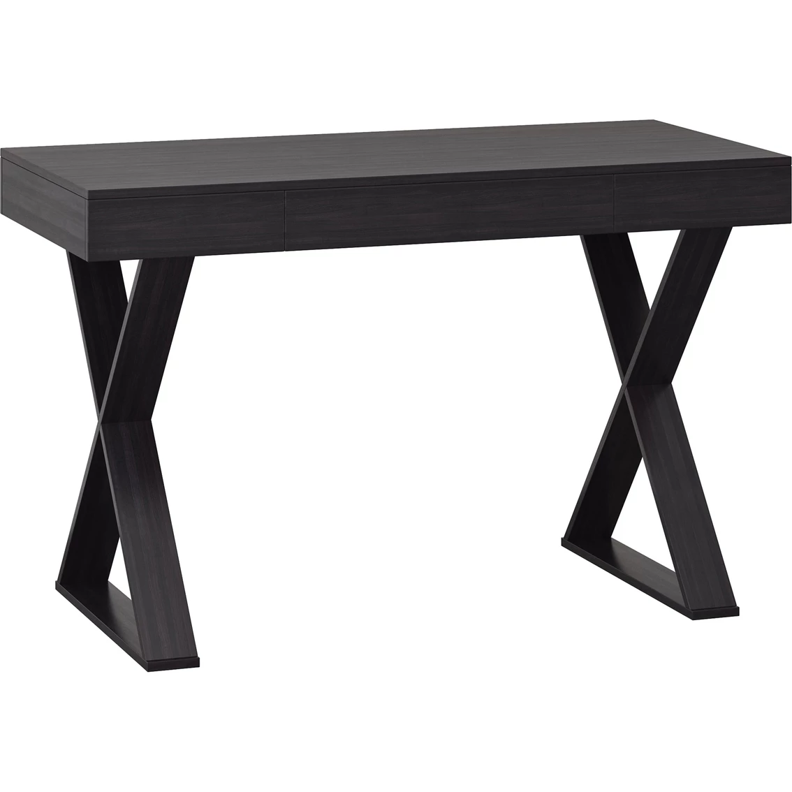 Promo ???? CorLiving WFP-300-D Folio Rich Brown Cross Leg Farmhouse Desk ???? 2 Promo ???? CorLiving WFP-300-D Folio Rich Brown Cross Leg Farmhouse Desk ???? - Image 2