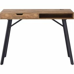 Cheap ⭐ CorLiving Auston Rustic Wood Grain Finish Desk ????