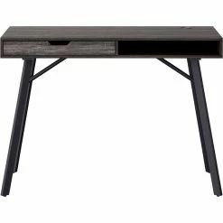 Alternative view of Cheap ⭐ CorLiving Auston Rustic Wood Grain Finish Desk ????