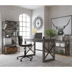 Best deal ✔️ Signature Design By Ashley Freedan Home Office Desk ❤️ -Fellowes shop unnamed file 1595
