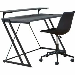 Top 10 🧨 Signature Design By Ashley Lynxtyn 48 In. Desk With Black Office Chair 😍