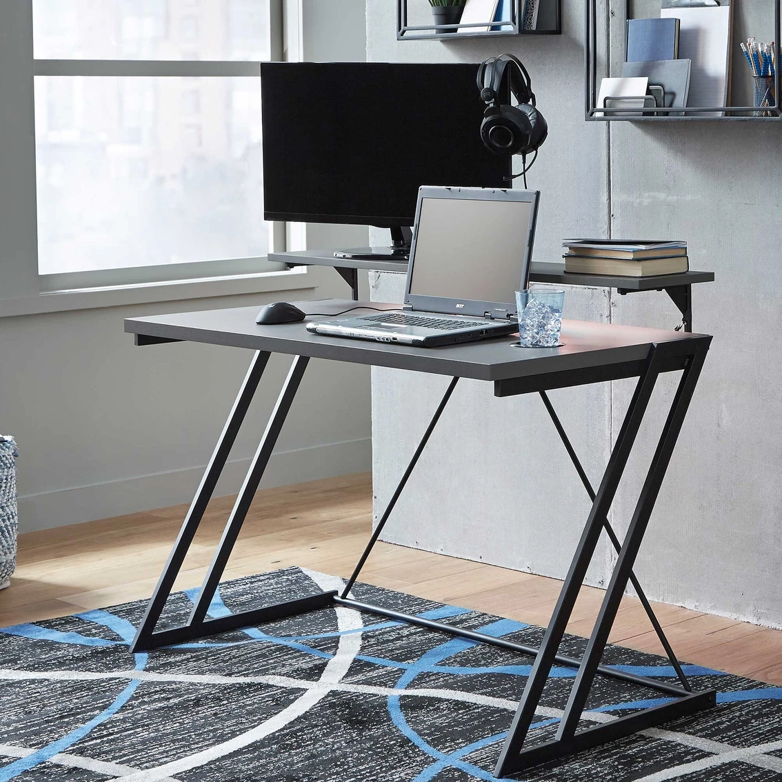 Budget ❤️ Signature Design By Ashley Lynxtyn 48 In. Home Office Desk ???? 9 Budget ❤️ Signature Design By Ashley Lynxtyn 48 In. Home Office Desk ???? - Image 9
