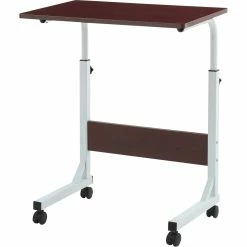 Best deal 😀 Hodedah Adjustable Height Wood Top Laptop Desk On Wheels ✨ -Fellowes shop unnamed file 164