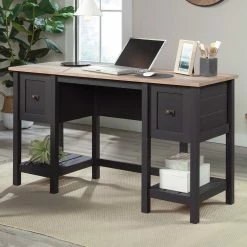 Flash Sale ???? Sauder Double Pedestal Desk With Drawers ????