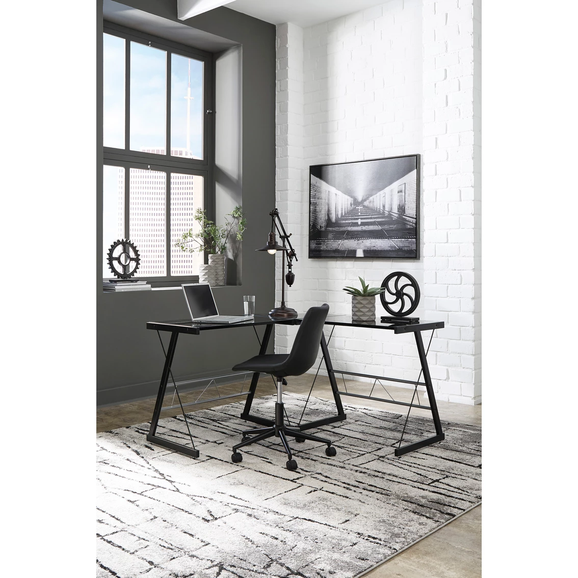 Best deal ???? Signature Design By Ashley Mallistron Home Office Desk With Office Chair 2 Pc. Set ???? 1 Best deal ???? Signature Design By Ashley Mallistron Home Office Desk With Office Chair 2 Pc. Set ????