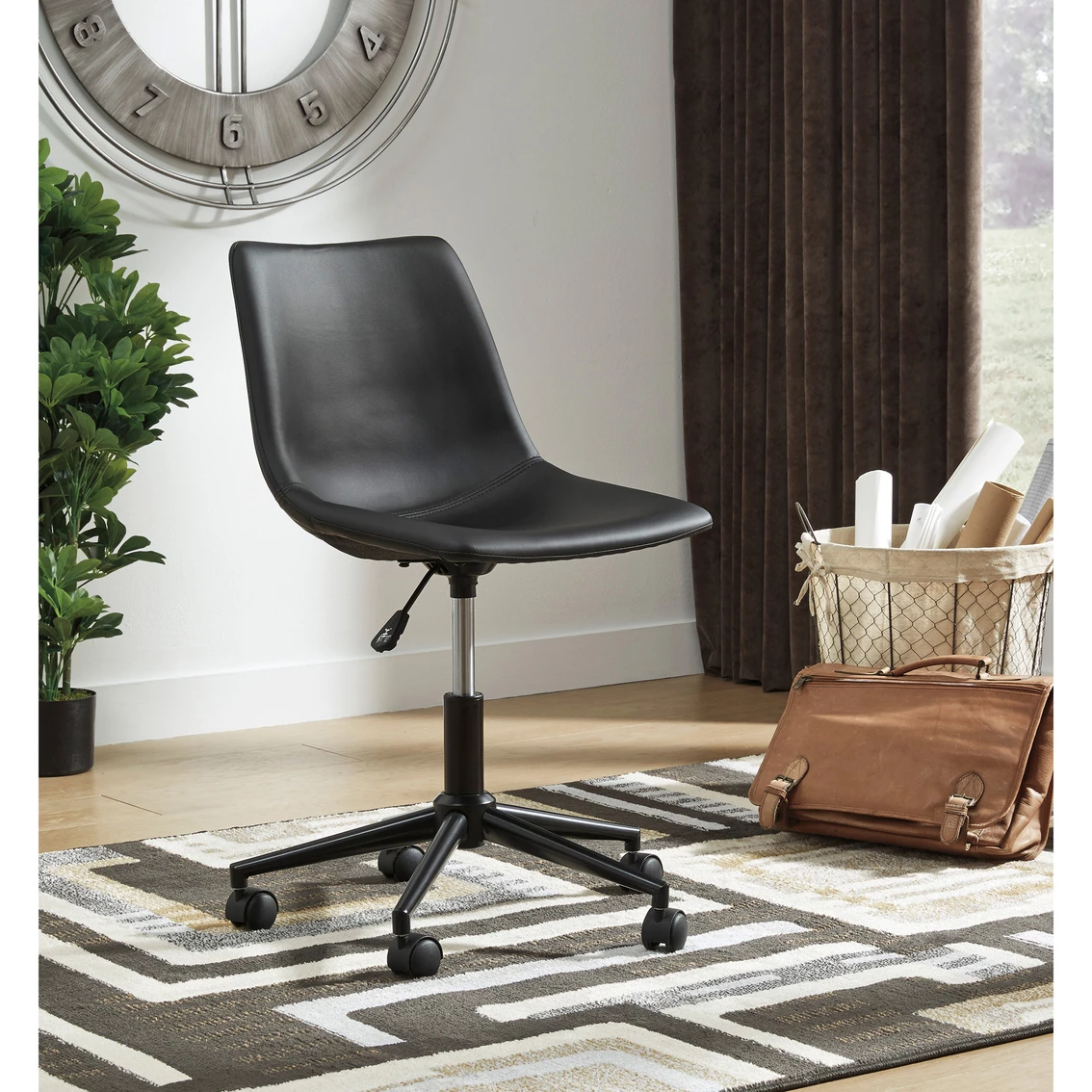 Best deal ???? Signature Design By Ashley Mallistron Home Office Desk With Office Chair 2 Pc. Set ???? 3 Best deal ???? Signature Design By Ashley Mallistron Home Office Desk With Office Chair 2 Pc. Set ???? - Image 3