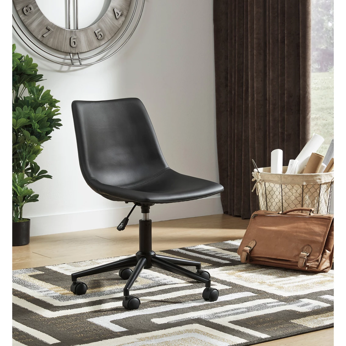 Best deal ???? Signature Design By Ashley Mallistron Home Office Desk With Office Chair 2 Pc. Set ???? 4 Best deal ???? Signature Design By Ashley Mallistron Home Office Desk With Office Chair 2 Pc. Set ???? - Image 4