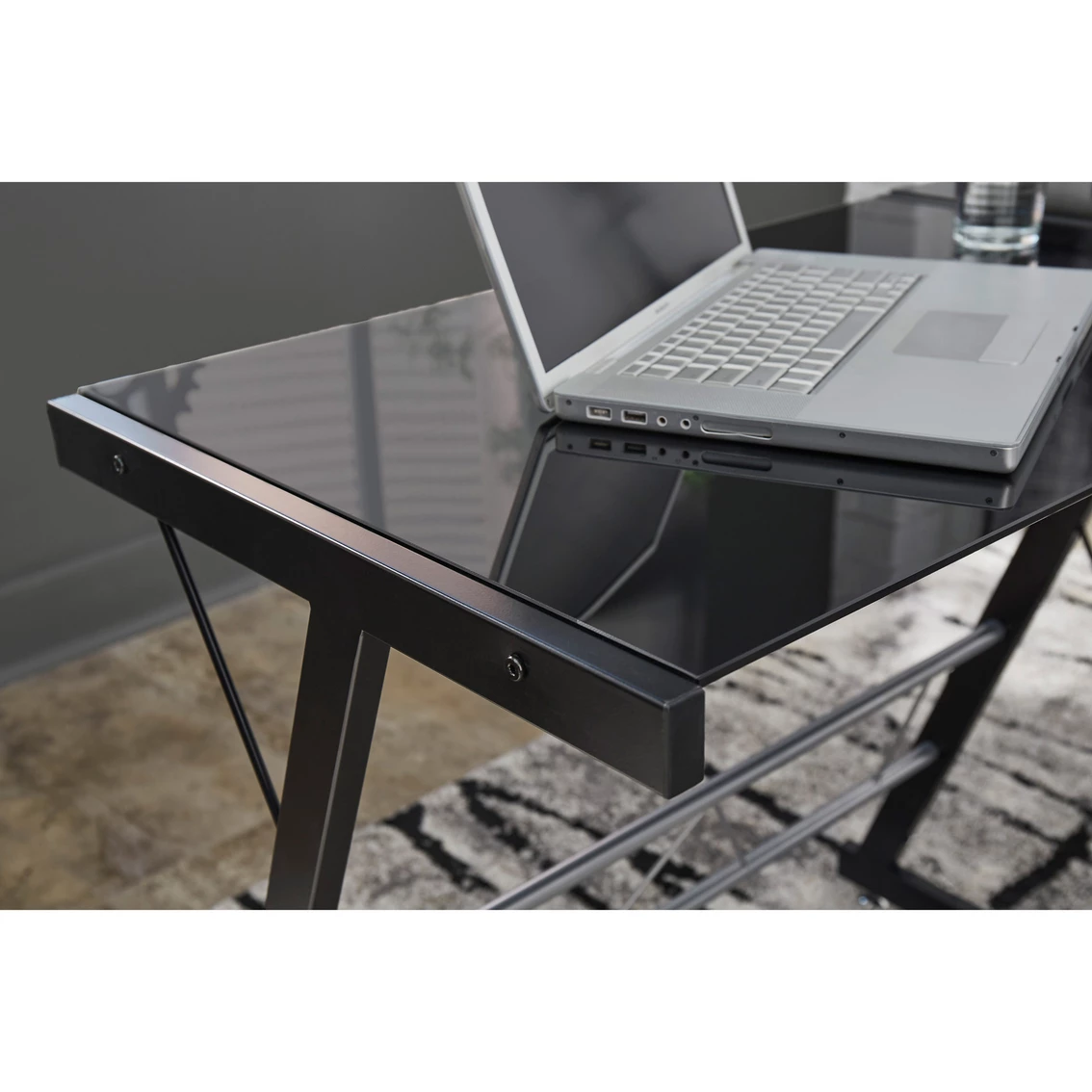 Best deal ???? Signature Design By Ashley Mallistron Home Office Desk With Office Chair 2 Pc. Set ???? 5 Best deal ???? Signature Design By Ashley Mallistron Home Office Desk With Office Chair 2 Pc. Set ???? - Image 5