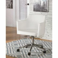 Hot Sale 🧨 Signature Design By Ashley Baraga Home Office Desk And Office Chair 👍 -Fellowes shop unnamed file 1687
