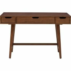 Promo ???? Accentrics Home Mid Century Writing Desk, Walnut ????