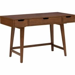 Alternative view of Promo ???? Accentrics Home Mid Century Writing Desk, Walnut ????